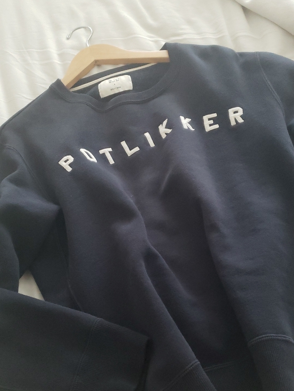Billy Reid Navy Crewneck Sweatshirt